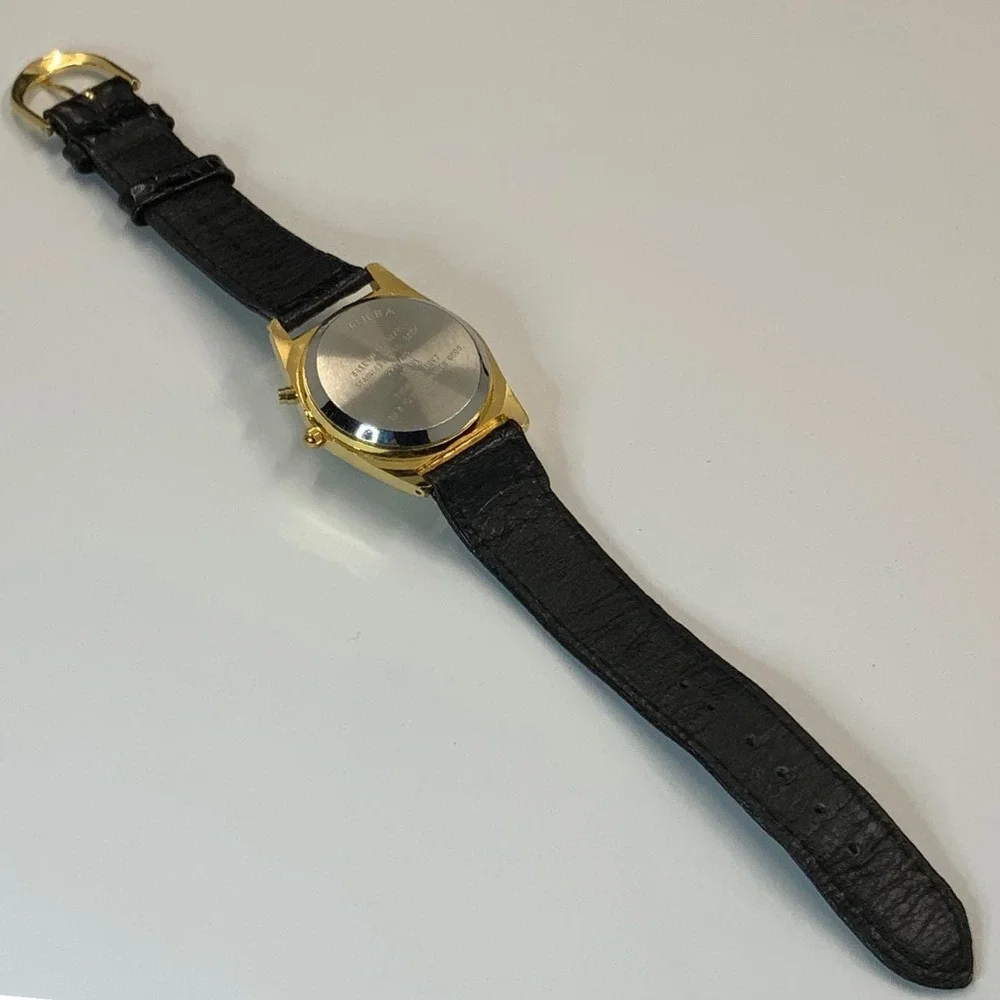 Vintage Armitron Marvin the Martian 2200/162 Stainless Steel Gold Black 34mm‎